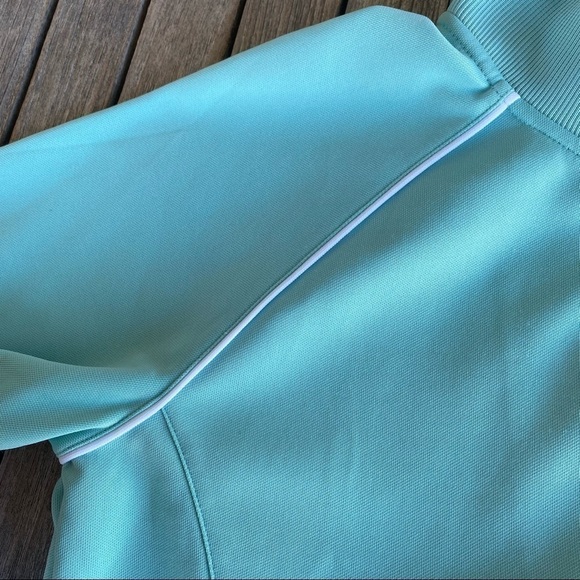 The North Face Full Zip Retro Track Jacket Mint White Size Large Varsity Stripes - Picture 8 of 13